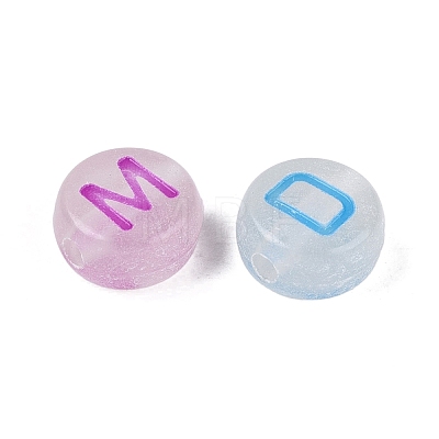 Luminous Enamel Transparent Acrylic Beads TACR-Q013-05B-M-1
