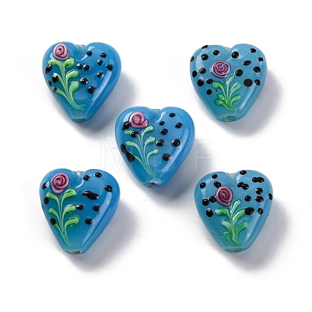Handmade Lampwork Beads LAMP-G165-01C-1