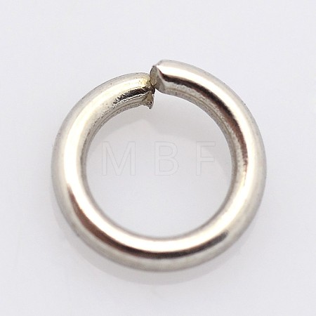 Tarnish Resistant 304 Stainless Steel Open Jump Rings A-STAS-E067-08-6mm-1