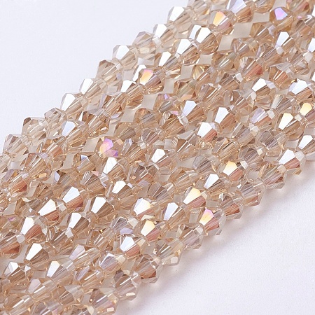 Glass Beads Strands X-EGLA-S056-09-1