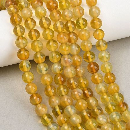 Handmade Lampwork Beads Strand LAMP-B056-8mm-07-1