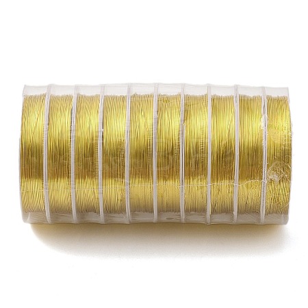 10 Rolls Round Copper Wire CWIR-C003-01C-G-1