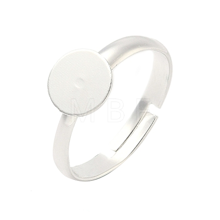 Adjustable Brass Pad Ring Settings KK-K414-10C-S-1
