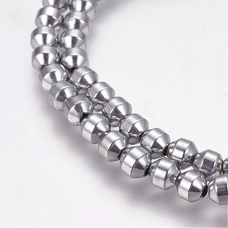 Grade AA Magnetic Synthetic Hematite Bead Strands G-G652-29D-1