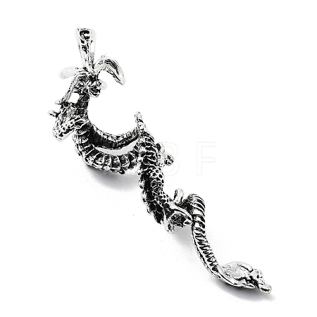 Tibetan Style Alloy Pendants TIBE-L012-039AS-09-1