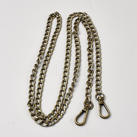 Iron Curb Chain Purse Chains FIND-WH0367-221AB-1