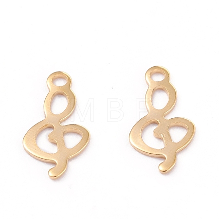201 Stainless Steel Charms STAS-C017-24G-1
