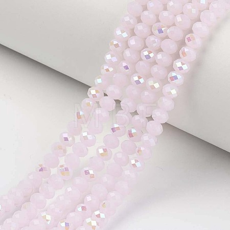 Electroplate Glass Beads Strands LS-EGLA-A034-J8mm-L05-1