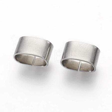 Tarnish Resistant 201 Stainless Steel Slide Charms STAS-G187-29P-C-1
