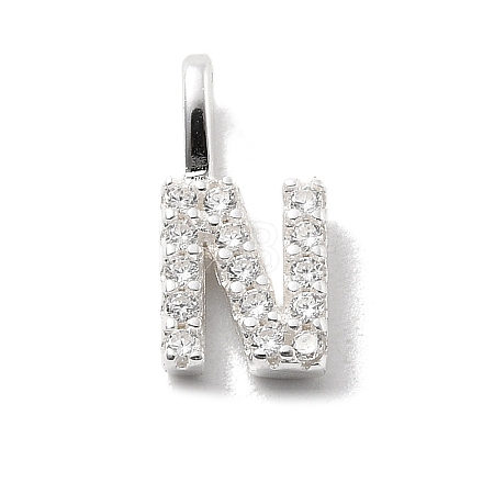 925 Sterling Silver with Cubic Zirconia Charms STER-Q004-01N-S-1