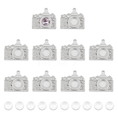 DIY Blank Dome Pendant Making Kit DIY-UN0004-16-1