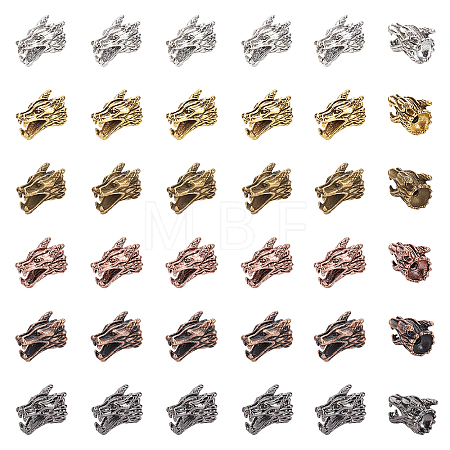 Tibetan Style Alloy Beads PALLOY-FH0001-01-1