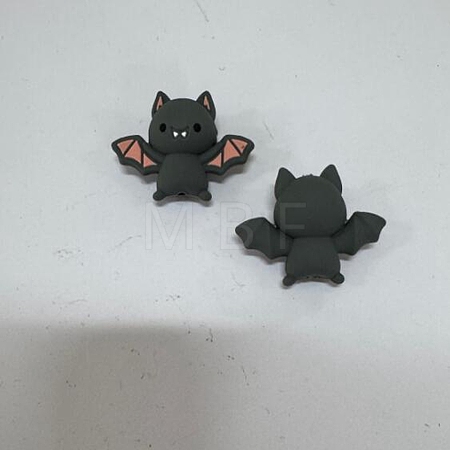 Halloween Silicone Focal Beads SIL-P011-01E-1