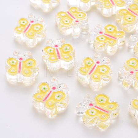 Transparent Acrylic Beads X-MACR-S374-01A-01-1