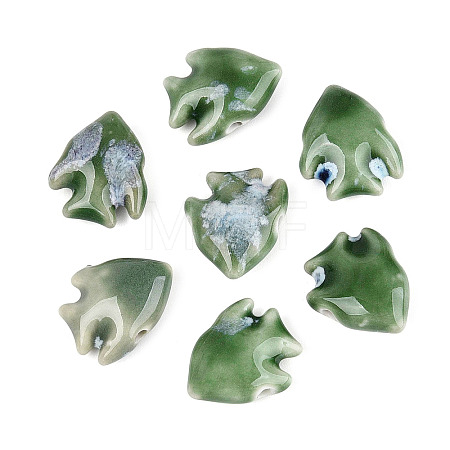 Handmade Porcelain Beads PORC-Q008-14A-1