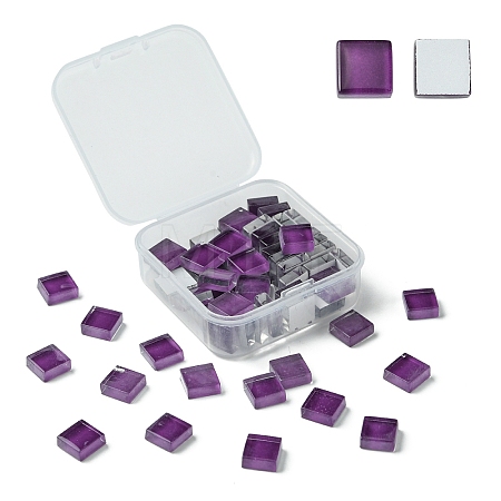 60Pcs Transparent Glass Cabochons GLAA-YW0003-65-14-1