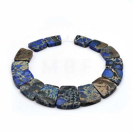 Natural Imperial Jasper Graduated Beads Strands G-P296-A03-1