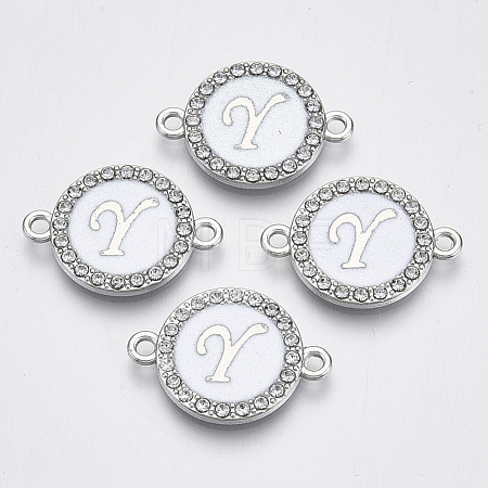 Alloy Enamel Links Connectors ENAM-TAC0003-01S-04Y-1