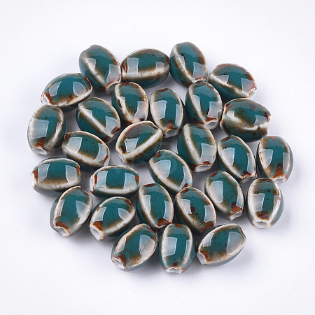 Handmade Porcelain Beads PORC-S498-07I-1