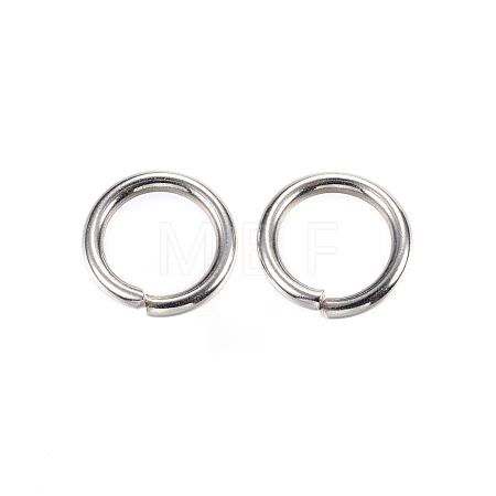 Non-Tarnish 304 Stainless Steel Open Jump Rings A-STAS-D448-093P-10mm-1