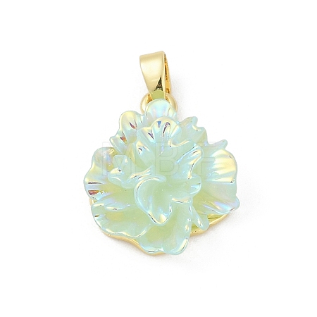 UV Plating Brass Pendants KK-R213-15G-04-1