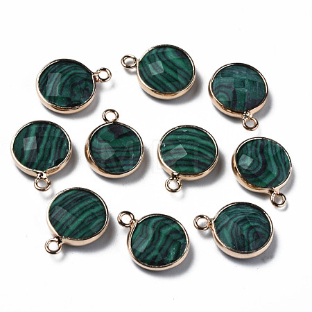 Synthetic Malachite Charms G-Q998-026D-1