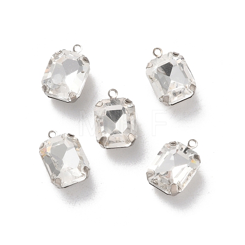 Rhinestone Pendants RGLA-P038-02P-06-1