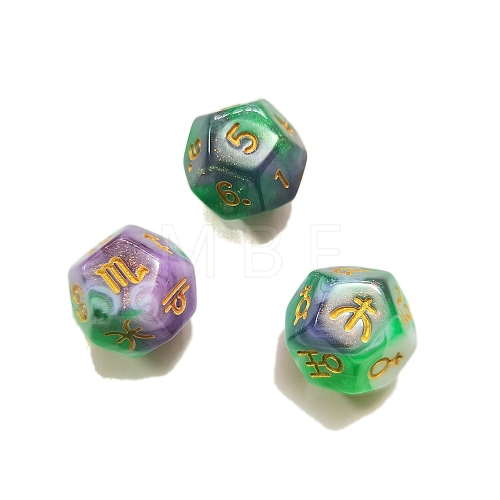 Acrylic Polyhedral Dice PW-WG8E553-04-1