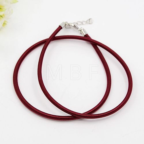 Silk Cord Necklaces Making NFS005-04-1