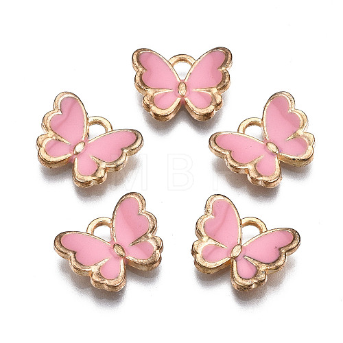 Alloy Enamel Charms X-ENAM-S121-070J-1