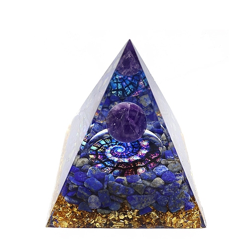 Orgonite Pyramid Resin Energy Generators PW-WGF1481-01-1