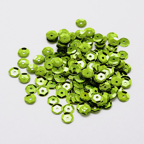 Plastic Paillette Beads PVC-A001-10mm-02-1