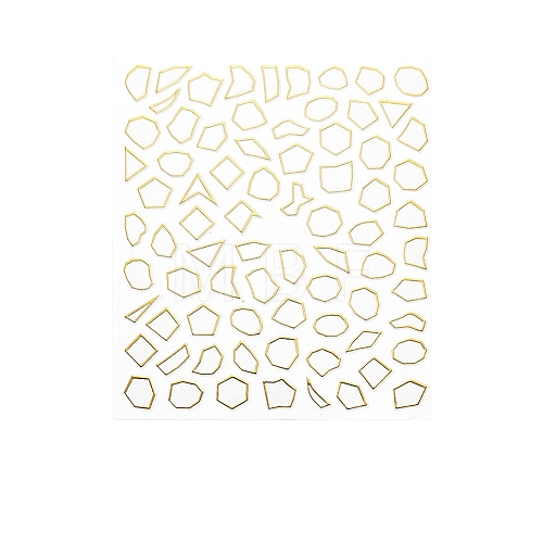 Hot Stamping 3D Watermark Slider Gel Nail Art Decals MRMJ-T072-DP0201-1