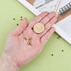 Round PVD Vacuum Plating 304 Stainless Steel Beads LS-X-STAS-F105-03-4mm-5