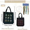 DIY Canvas Tote Bag Flower Pattern Embroidery Making Kit DIY-WH0308-236-2