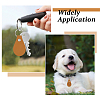 16Pcs Teardrop PU Leather Keychains KEYC-DC0001-47A-6