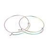 Adjustable Ion Plating(IP) 304 Stainless Steel Expandable Bangle Making LS-BJEW-L604-09M-1