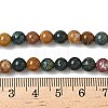 Natural Ocean Jasper Beads Strands G-F668-26-6mm-6