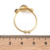 Natural Tiger Eye Adjustable Finger Rings for Women RJEW-A101-01G-02-5