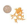 Handmade Glass Seed Beaded Coral Pendants PALLOY-MZ00765-02-2