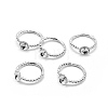 Brass Finger Cup Peg Ring Settings LS-KK-L184-58P-4