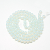 Baking Paint Glass Beads Strands X-DGLA-Q023-8mm-DB1-2