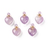 Natural Amethyst Pendants G-H252-C03-1