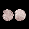 Natural Rose Quartz Conch Display Decorations DJEW-D303-01F-1