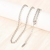 4MM 304 Stainless Steel Rolo Chain Necklaces for Men Women NJEW-H093-07A-P-2