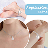 2Pcs 201 Stainless Steel Teardrop Memorial Urn Ashes Pendant Necklaces NJEW-CN0001-21S-5