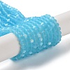 Transparent Glass Beads Strands X-EGLA-A044-T8mm-MB08-1