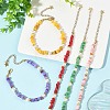 Natural Freshwater Shell Beads & Shell Pearl Beaded Bracelets BJEW-JB14212-1