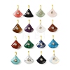 Natural & Synthetic Mixed Gemstone Pendants GG-CBA1AE1-01G-01-1
