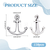 150Pcs Tibetan Style Alloy Charms TIBEP-ME0001-20-2